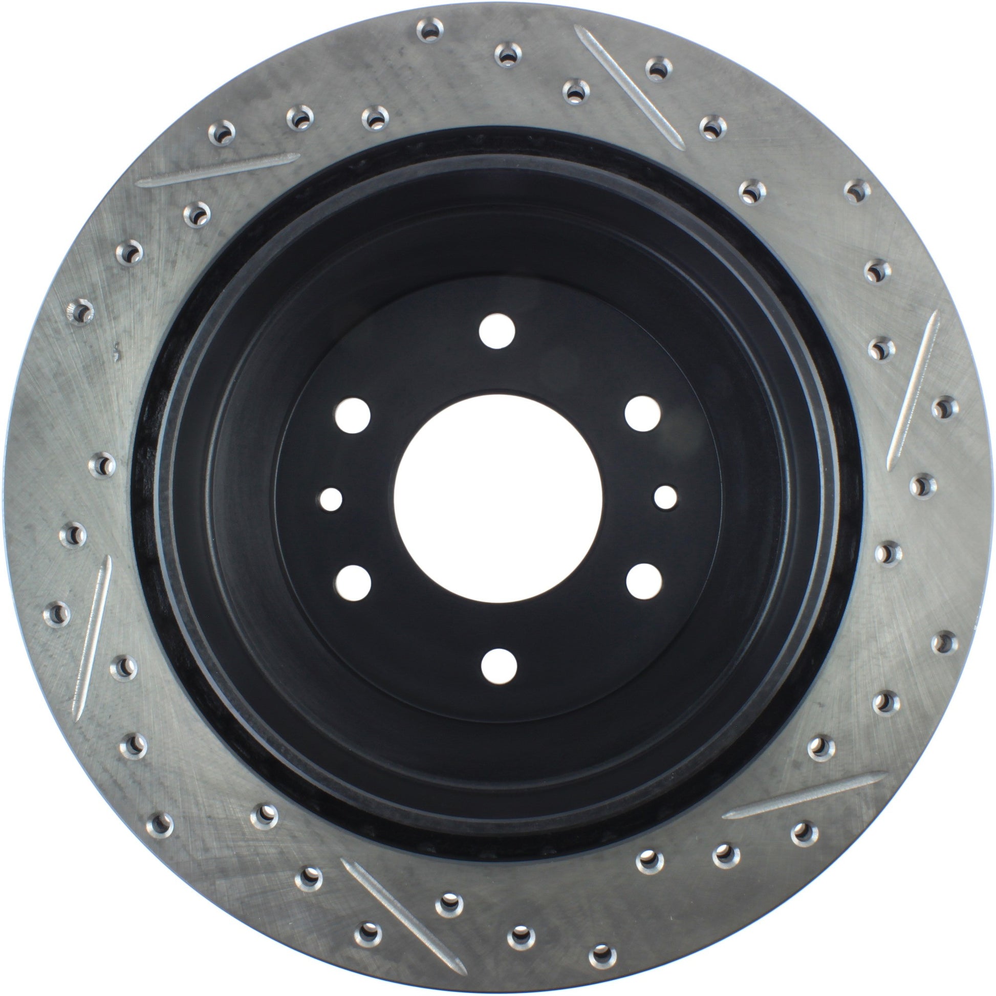 StopTech Sport Drilled/Slotted Brake Rotor; Rear Right