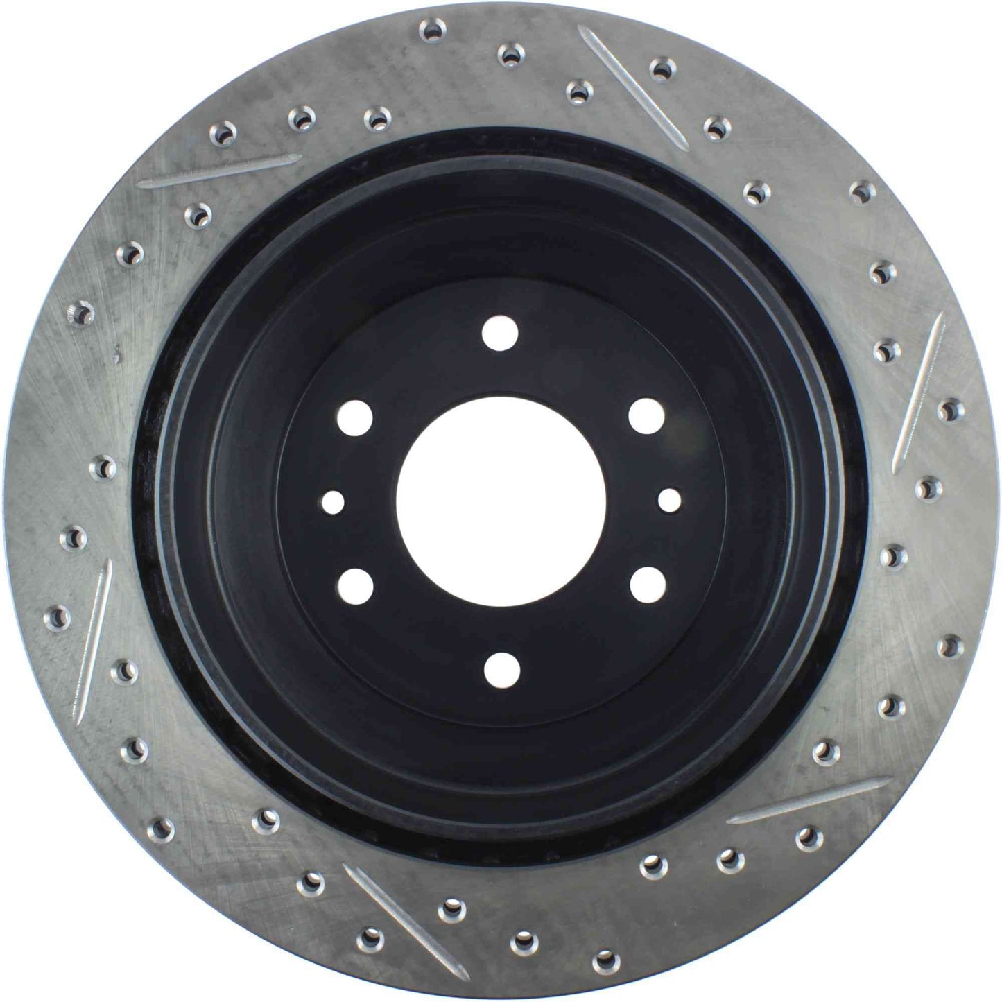 StopTech Sport Drilled/Slotted Brake Rotor; Rear Right