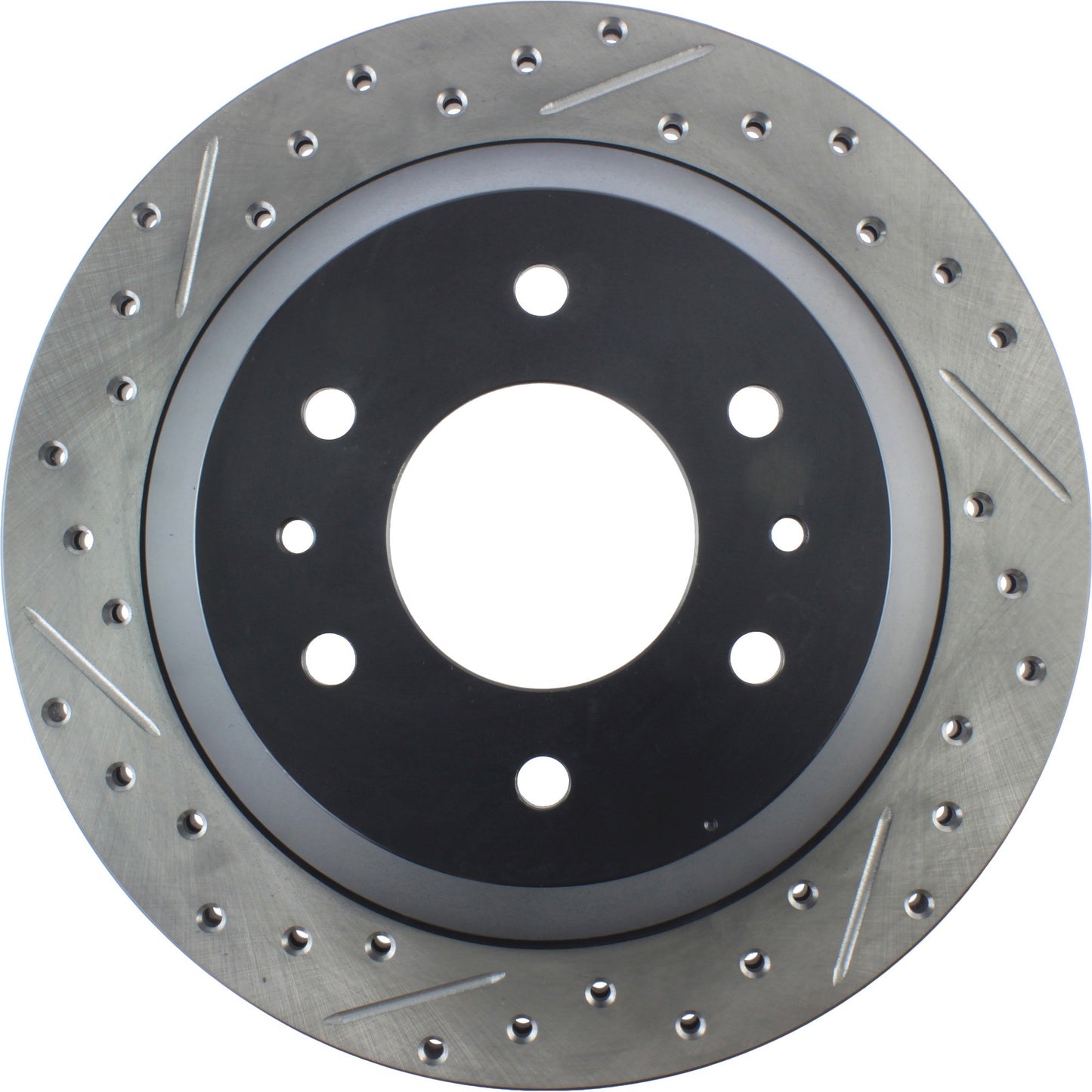 StopTech Sport Drilled/Slotted Brake Rotor; Rear Right