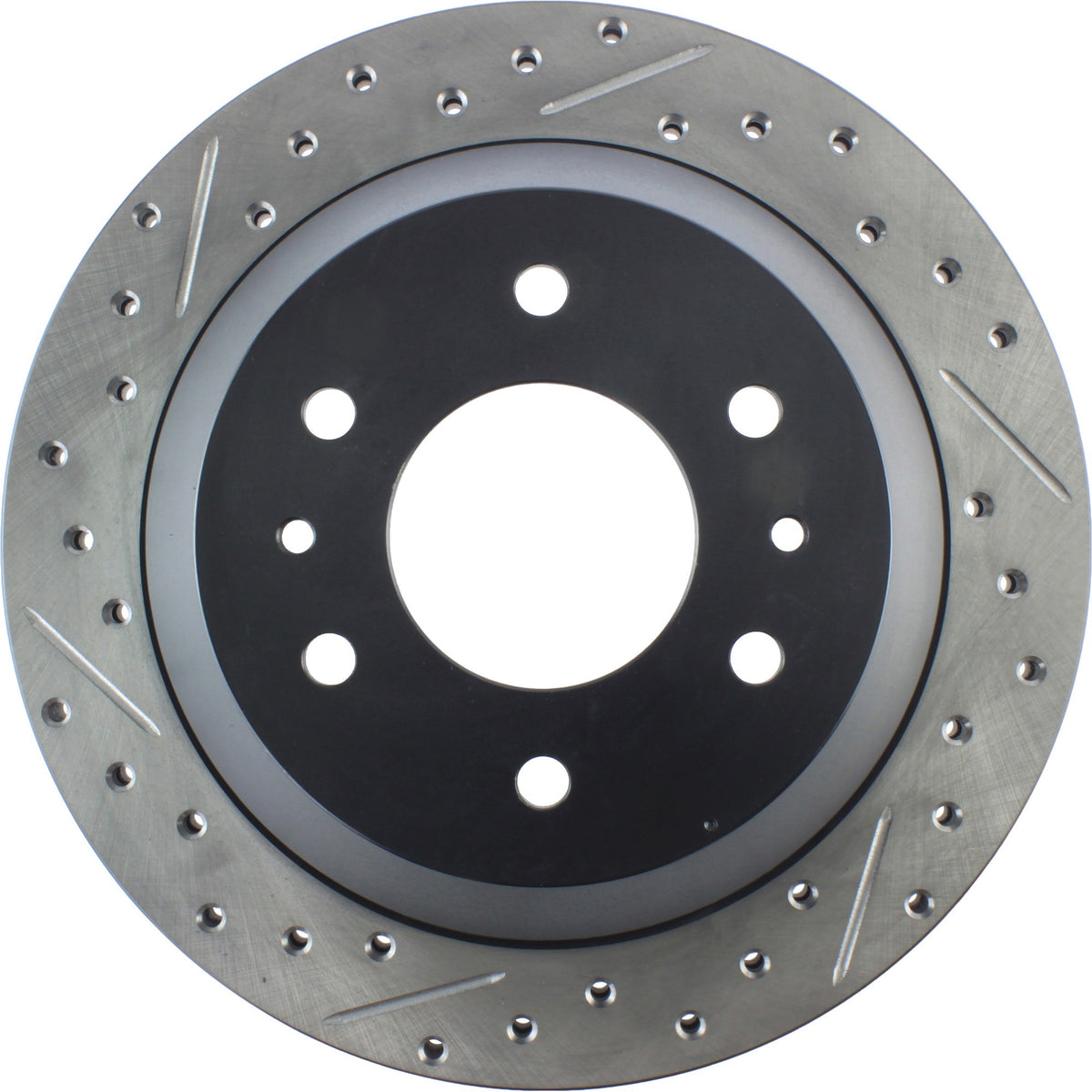 StopTech Sport Drilled/Slotted Brake Rotor; Rear Right