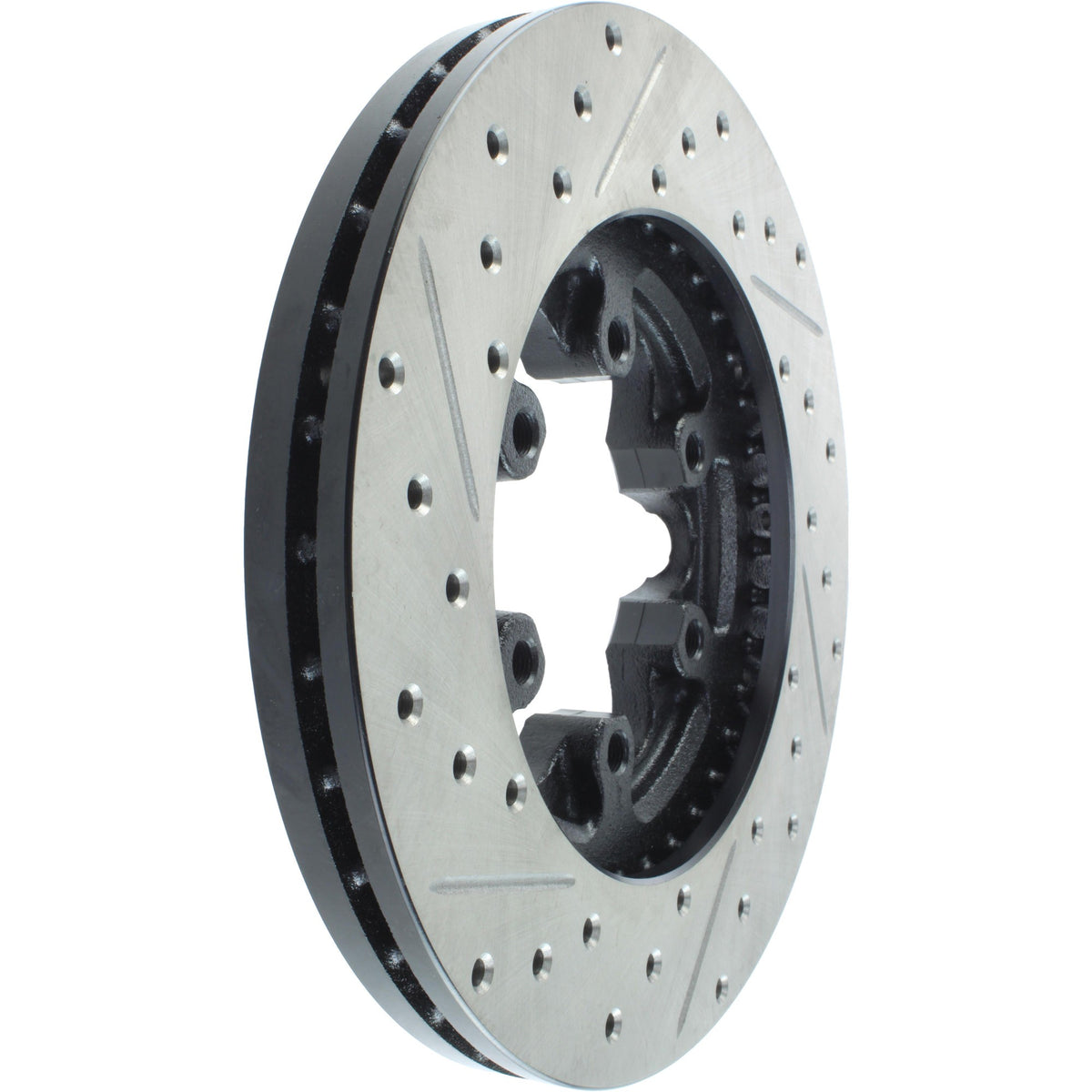 StopTech Sport Drilled/Slotted Brake Rotor; Front Left