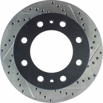 StopTech 01-09 Chevrolet Silverado 2500HD 3500 Front Left Slotted & Drilled Cryo Rotor 127.66059CL