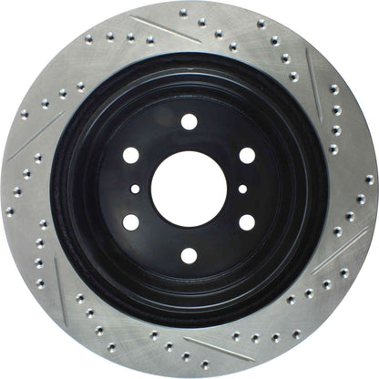 StopTech Sport Cryo Drilled/Slotted Brake Rotor; Rear Right