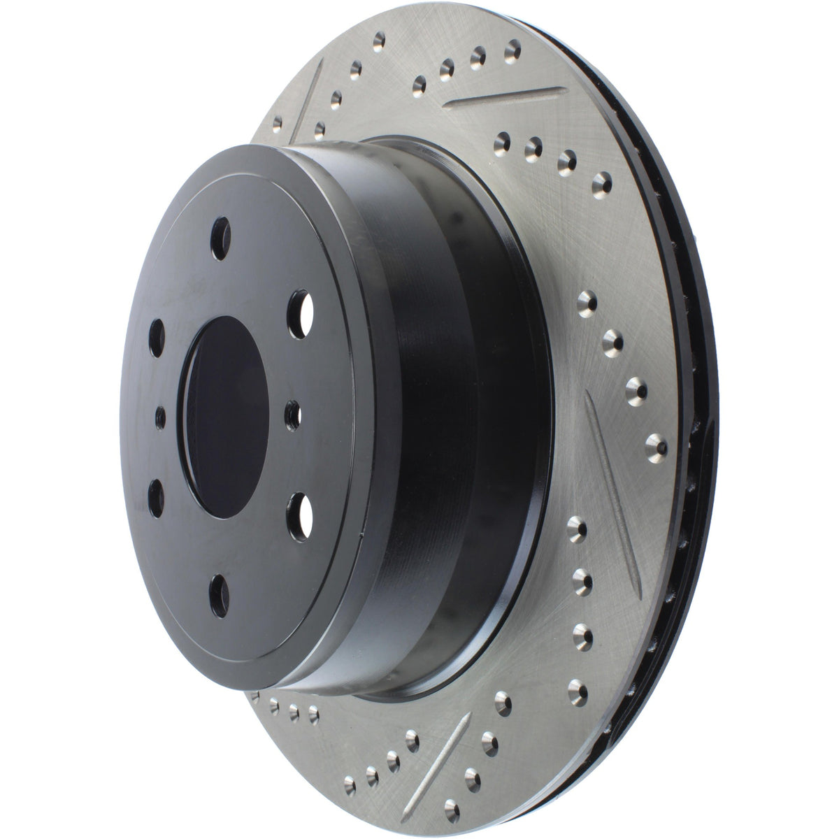 StopTech Sport Drilled/Slotted Brake Rotor; Rear Right