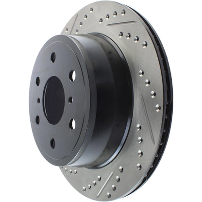 StopTech Sport Drilled/Slotted Brake Rotor; Rear Right