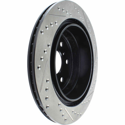 StopTech Sport Drilled/Slotted Brake Rotor; Rear Right