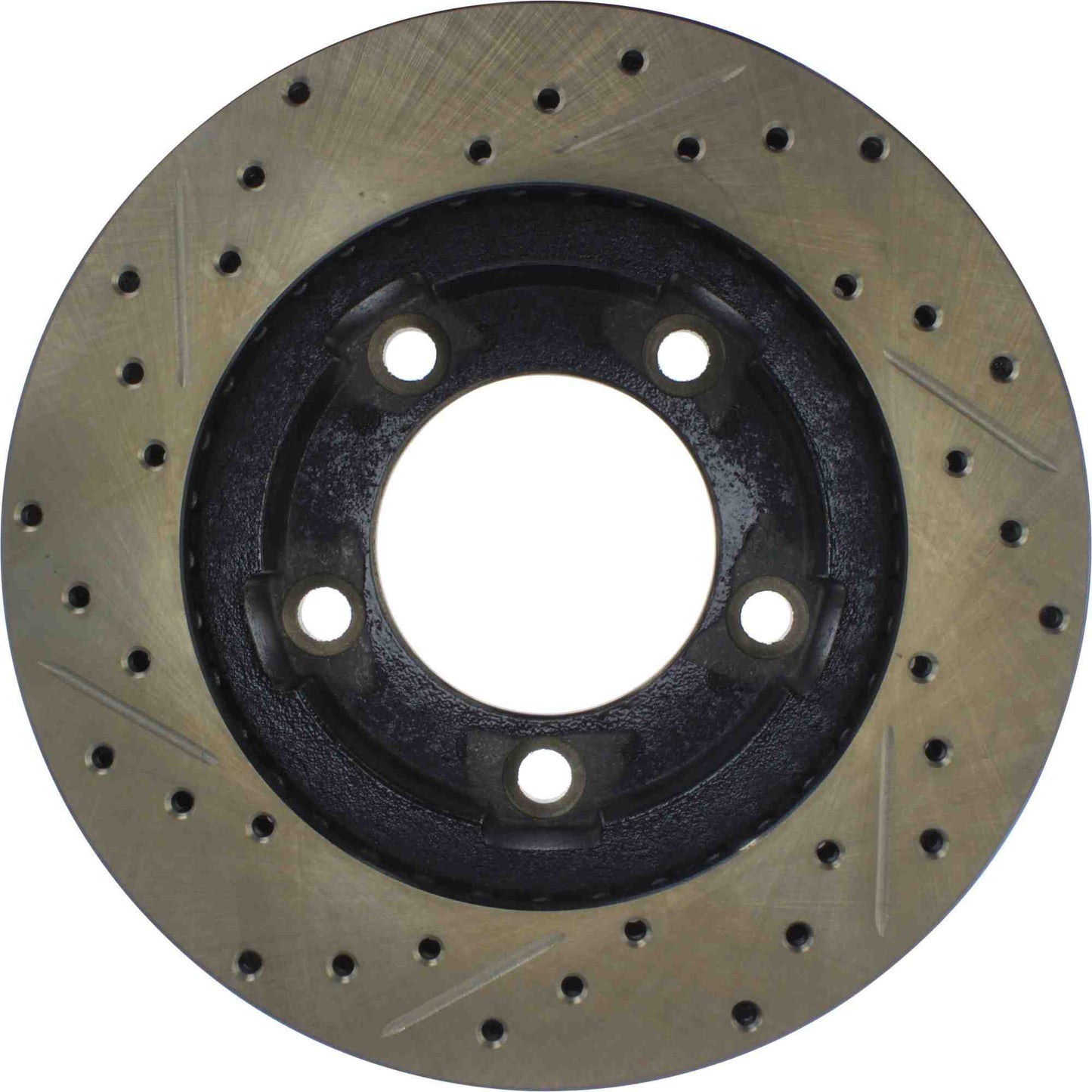 StopTech 80-93 Dodge Ramcharger Sport Slotted & Drilled Front Left Cryo Rotor 127.67005CL