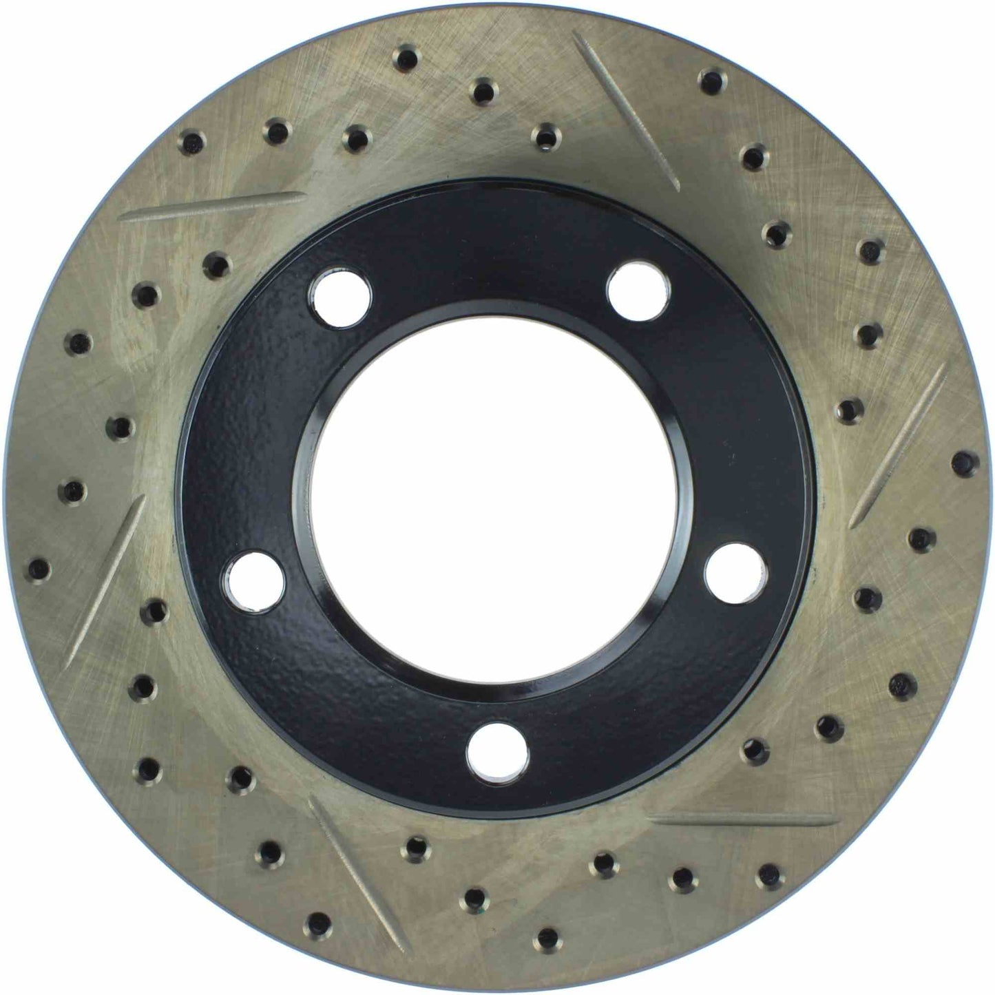 StopTech 80-93 Dodge Ramcharger Sport Slotted & Drilled Front Left Cryo Rotor 127.67005CL