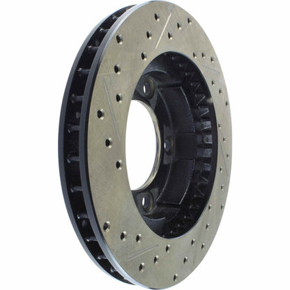 StopTech 80-93 Dodge Ramcharger Sport Slotted & Drilled Front Left Cryo Rotor 127.67005CL