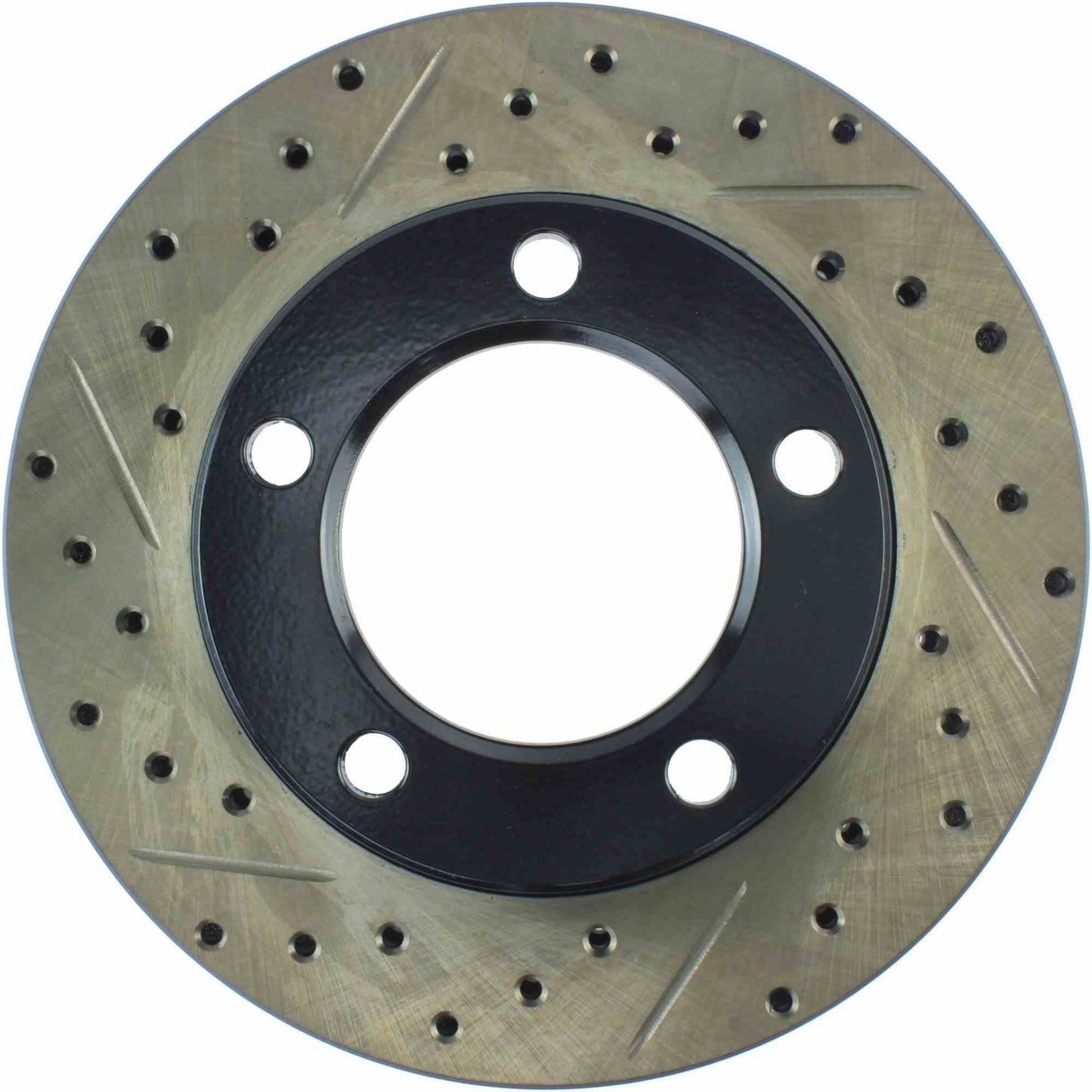 StopTech 80-93 Dodge Ramcharger Sport Slotted & Drilled Front Right Cryo Rotor 127.67005CR
