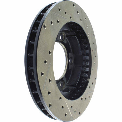 StopTech 80-93 Dodge Ramcharger Sport Slotted & Drilled Front Right Cryo Rotor 127.67005CR