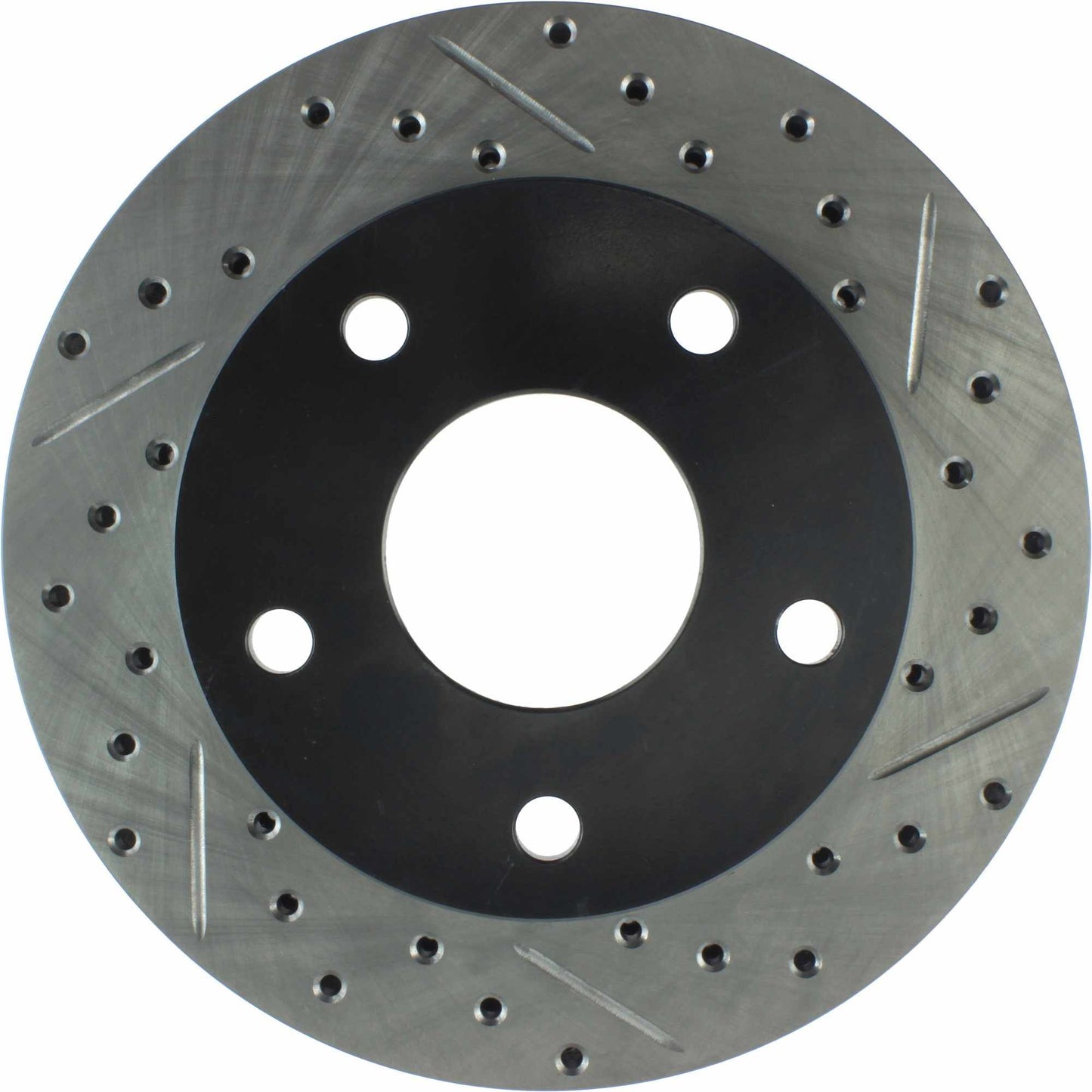StopTech Sport Drilled/Slotted Brake Rotor; Front Left