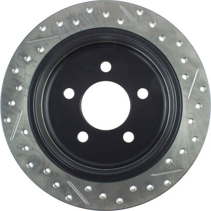 StopTech Sport Cryo Drilled/Slotted Brake Rotor; Rear Right