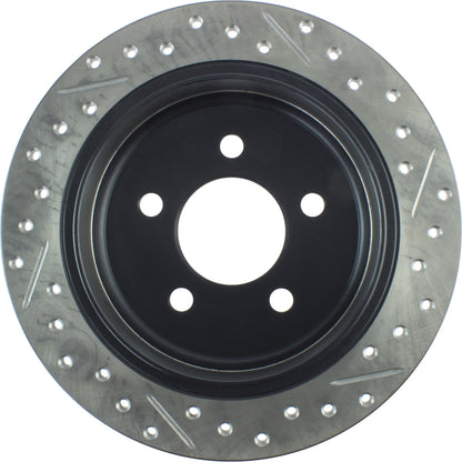 StopTech Sport Cryo Drilled/Slotted Brake Rotor; Rear Right