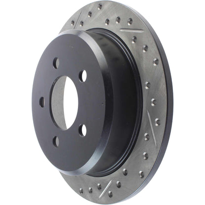 StopTech Sport Cryo Drilled/Slotted Brake Rotor; Rear Right