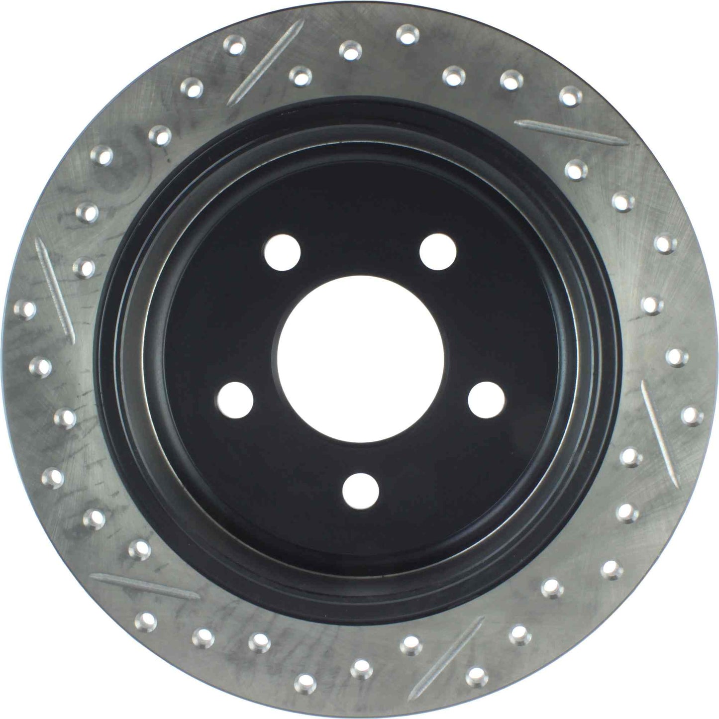 StopTech Sport Drilled/Slotted Brake Rotor; Rear Left