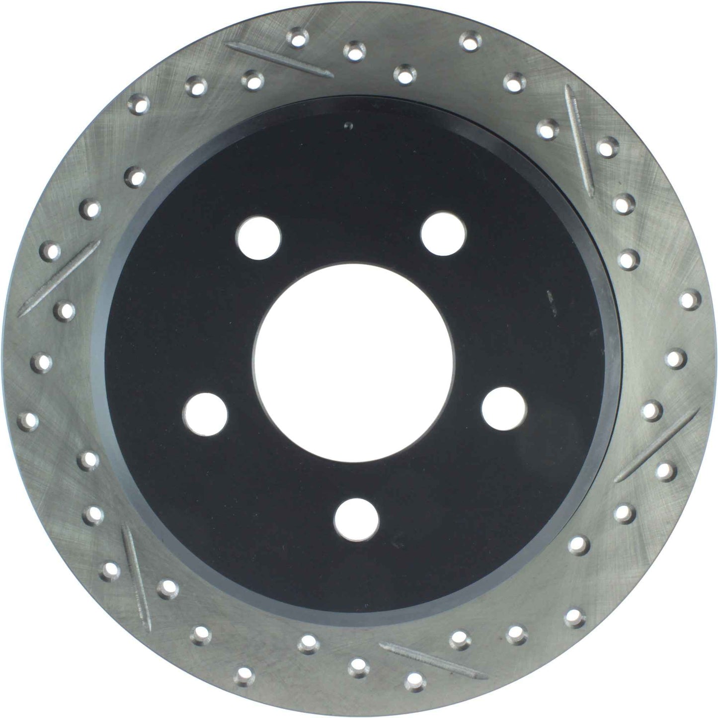 StopTech Sport Drilled/Slotted Brake Rotor; Rear Left