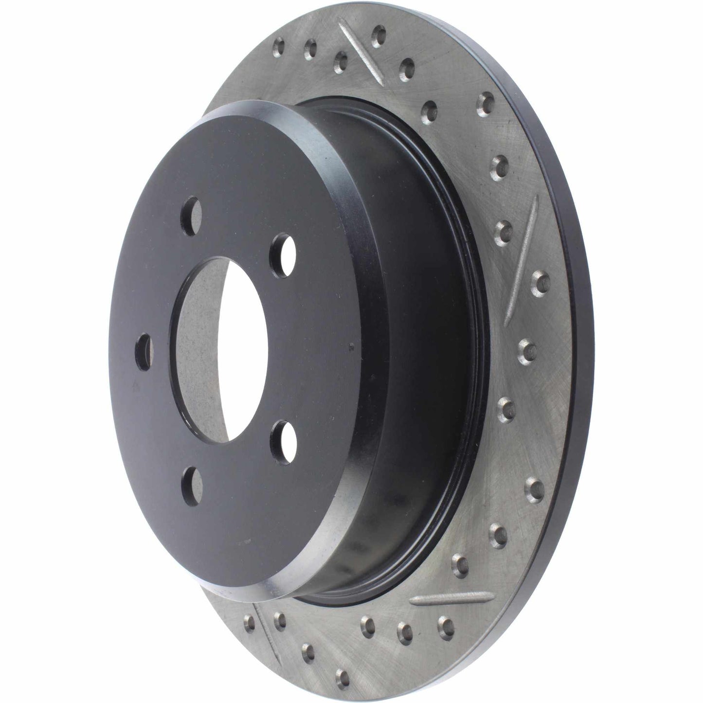StopTech Sport Drilled/Slotted Brake Rotor; Rear Left