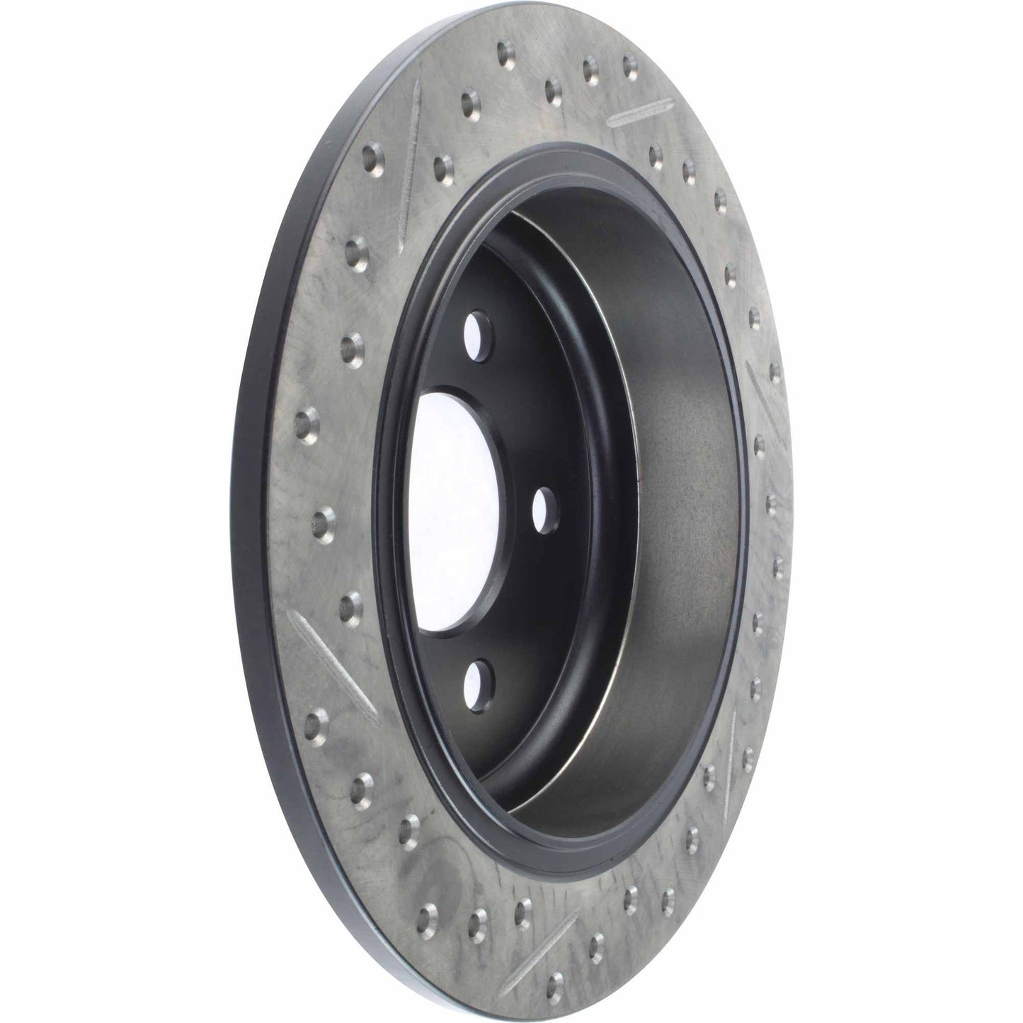 StopTech Sport Drilled/Slotted Brake Rotor; Rear Left