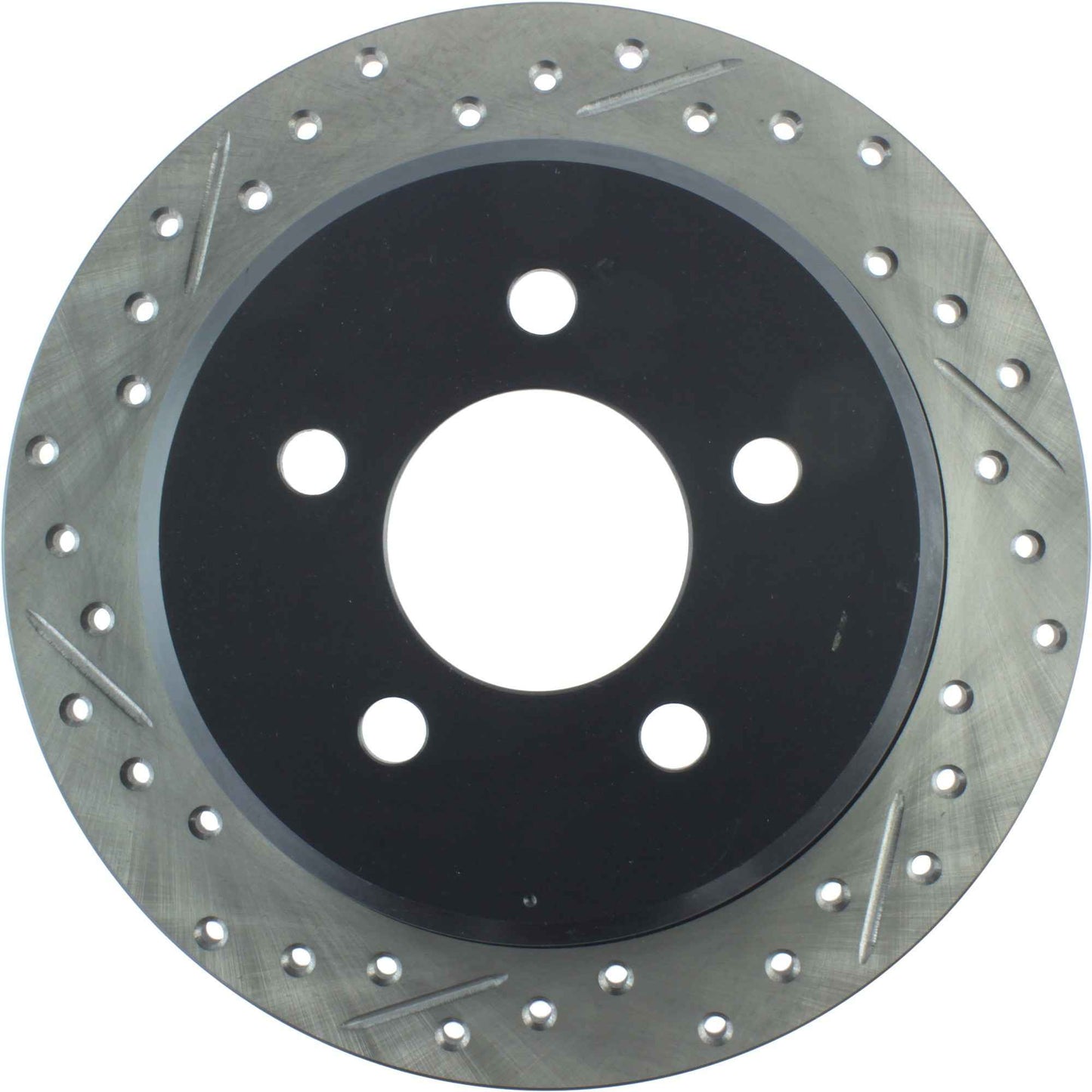 StopTech Sport Drilled/Slotted Brake Rotor; Rear Right