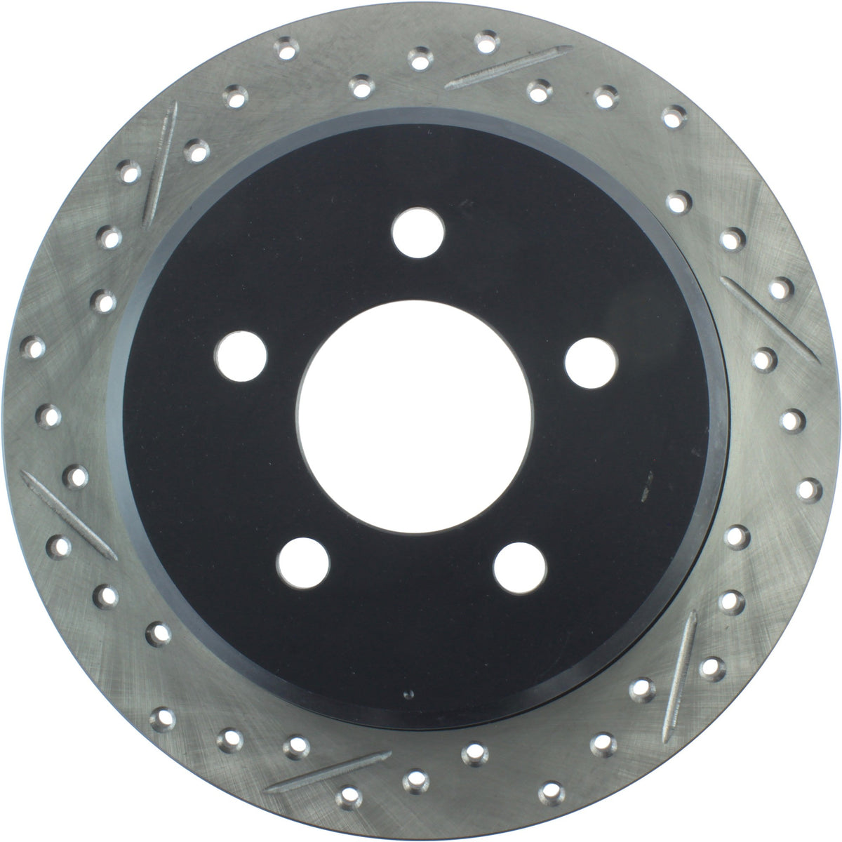 StopTech Sport Drilled/Slotted Brake Rotor; Rear Right