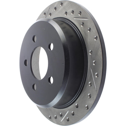 StopTech Sport Drilled/Slotted Brake Rotor; Rear Right