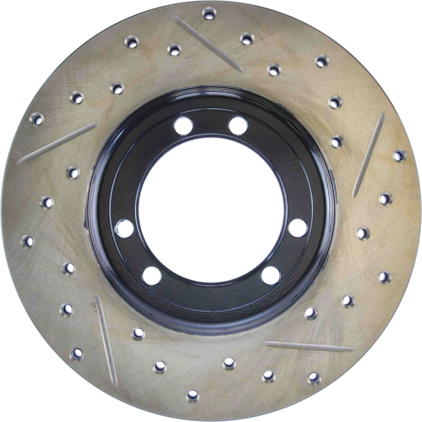 StopTech Sport Drilled/Slotted Brake Rotor;Front And Rear Left