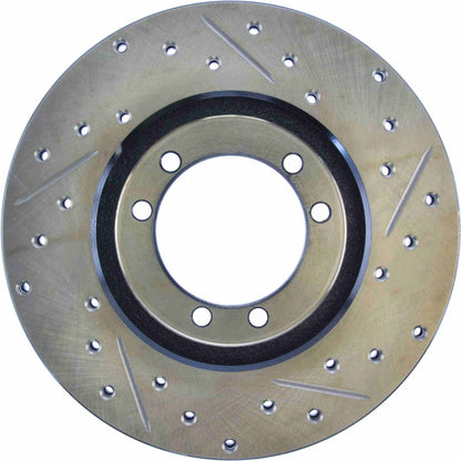 StopTech Slotted & Drilled Sport Brake Rotor 127.67033R