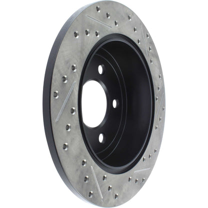 StopTech Sport Drilled/Slotted Brake Rotor; Rear Right
