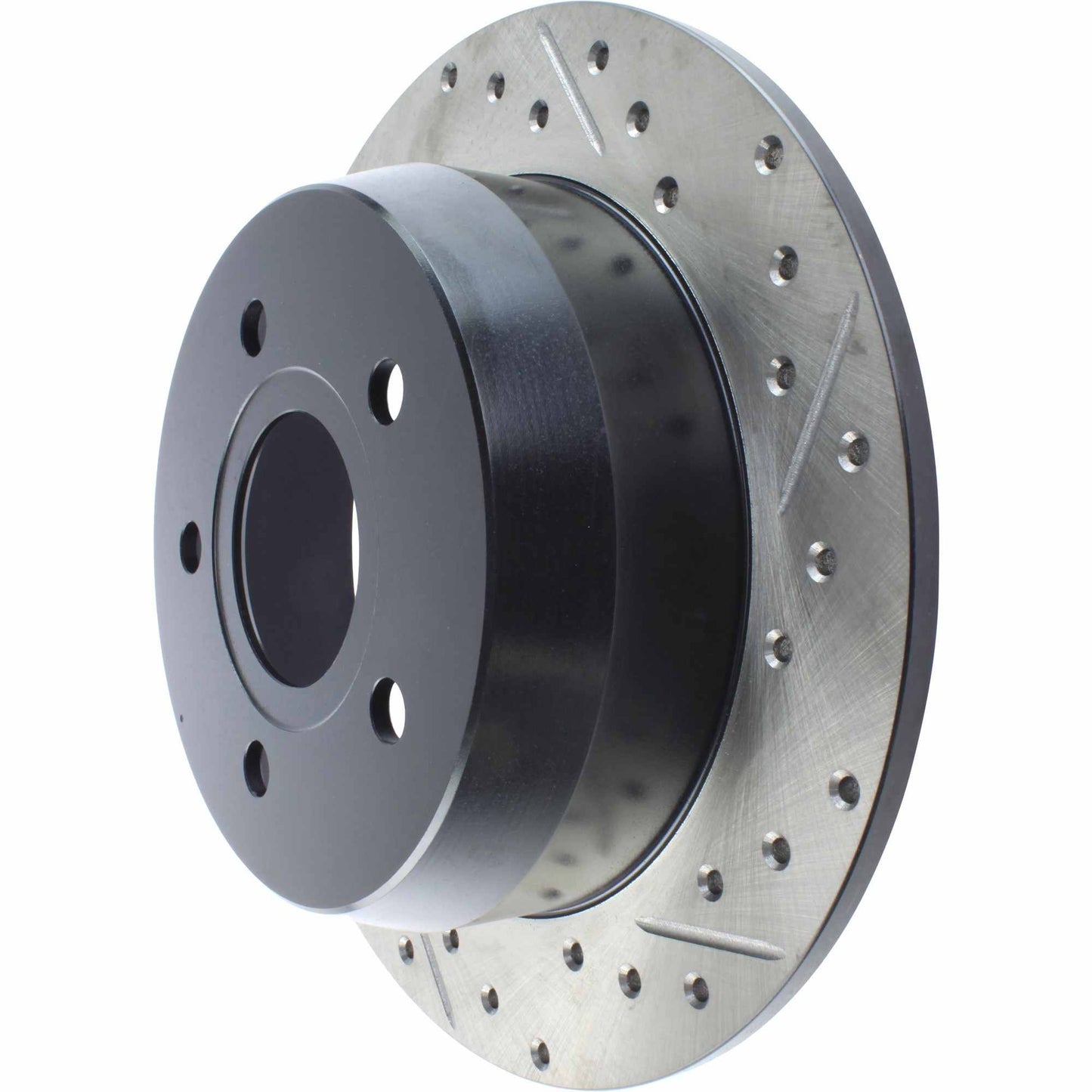 StopTech Sport Drilled/Slotted Brake Rotor; Rear Left