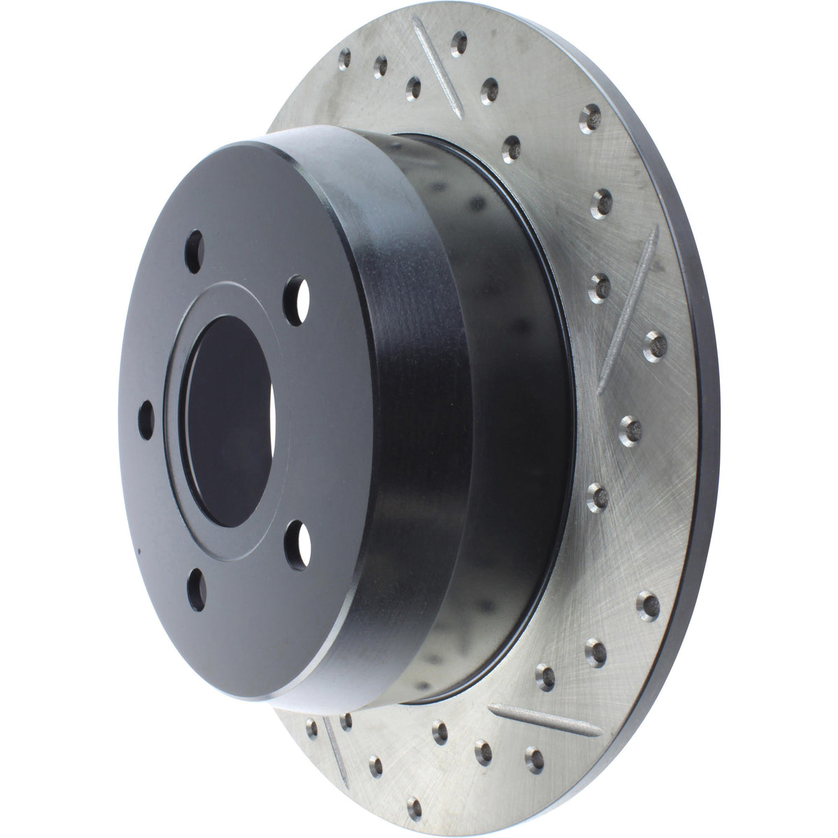 StopTech Sport Drilled/Slotted Brake Rotor; Rear Left