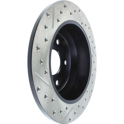 StopTech Sport Drilled/Slotted Brake Rotor; Rear Left