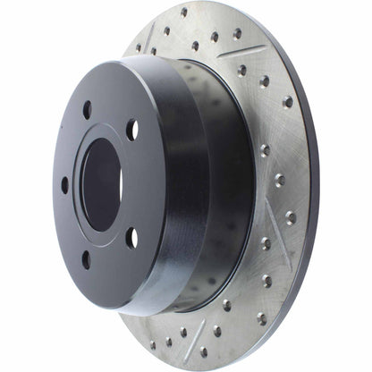 StopTech Sport Drilled/Slotted Brake Rotor; Rear Right