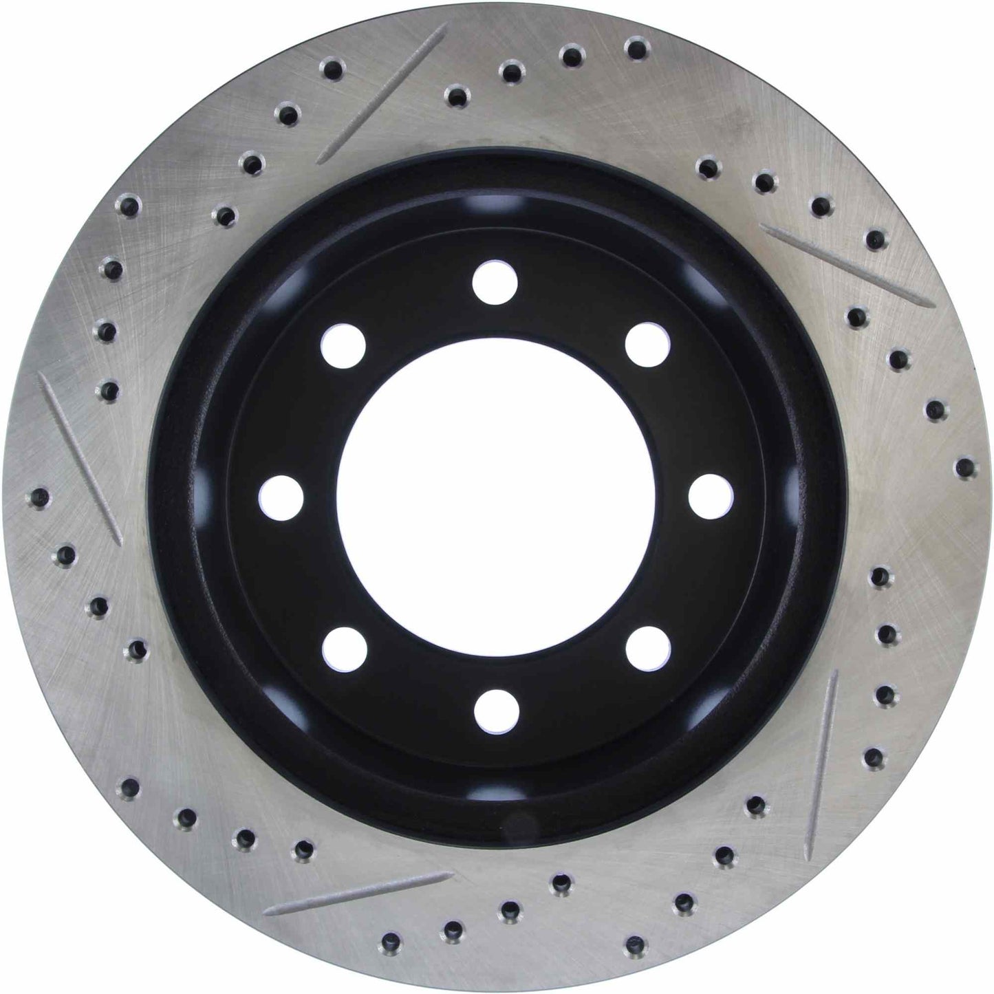 StopTech Sport Drilled/Slotted Brake Rotor; Front Left