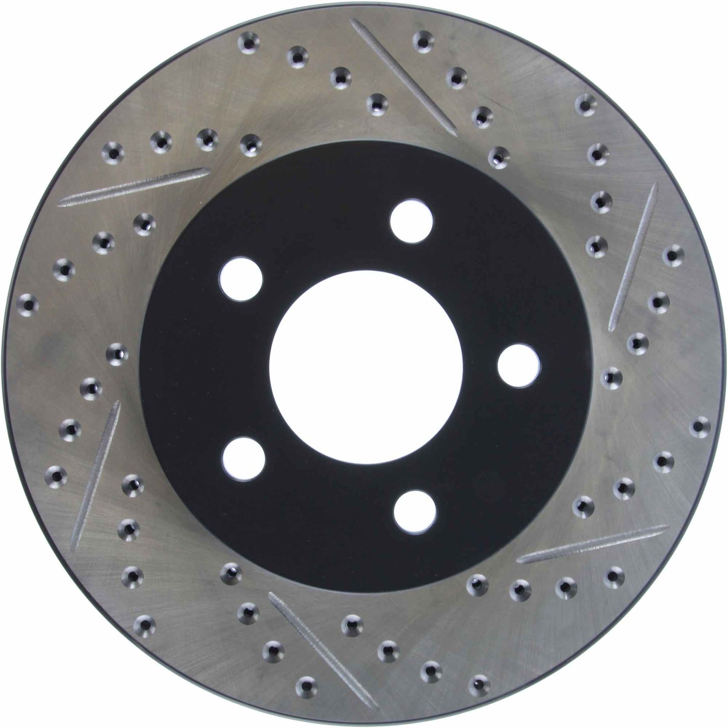StopTech Sport Drilled/Slotted Brake Rotor; Front Left