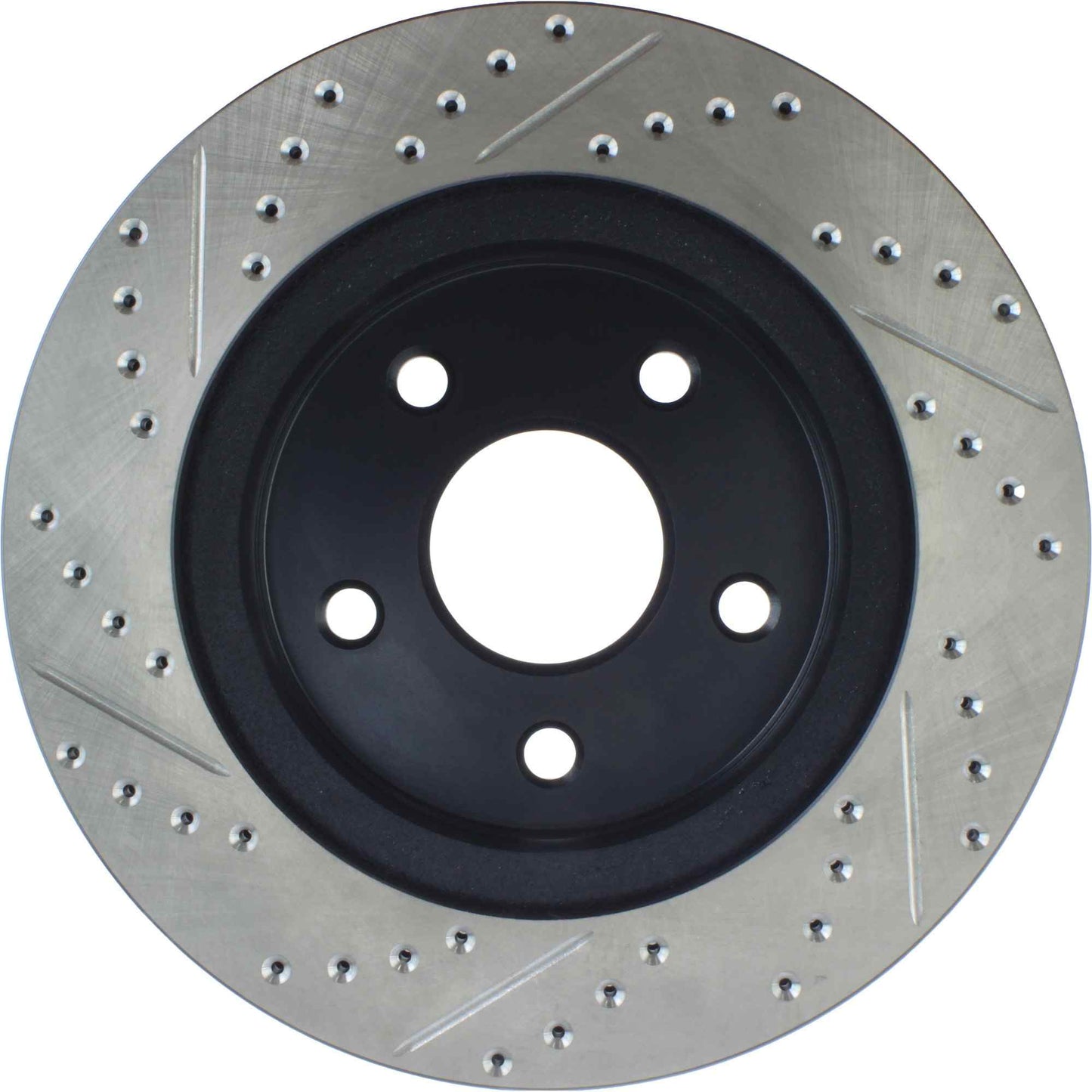 StopTech Sport Drilled/Slotted Brake Rotor; Front Left