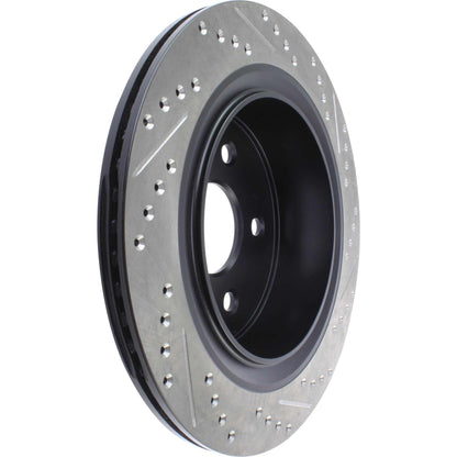 StopTech Sport Cryo Drilled/Slotted Brake Rotor; Rear Right