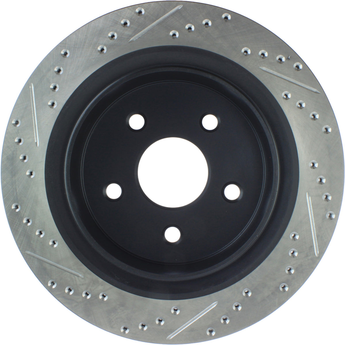 StopTech Sport Drilled/Slotted Brake Rotor; Rear Left