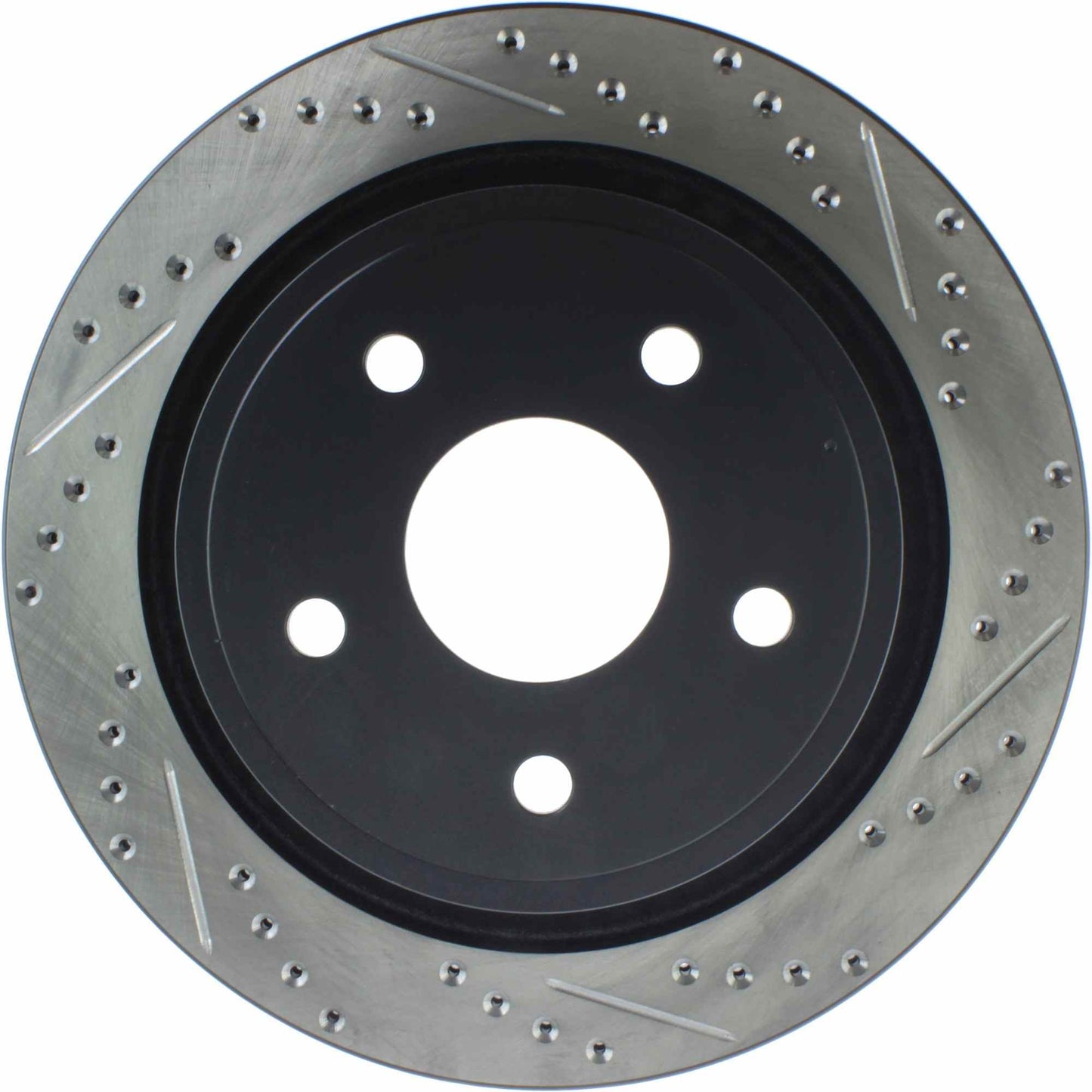 StopTech Sport Drilled/Slotted Brake Rotor; Rear Left