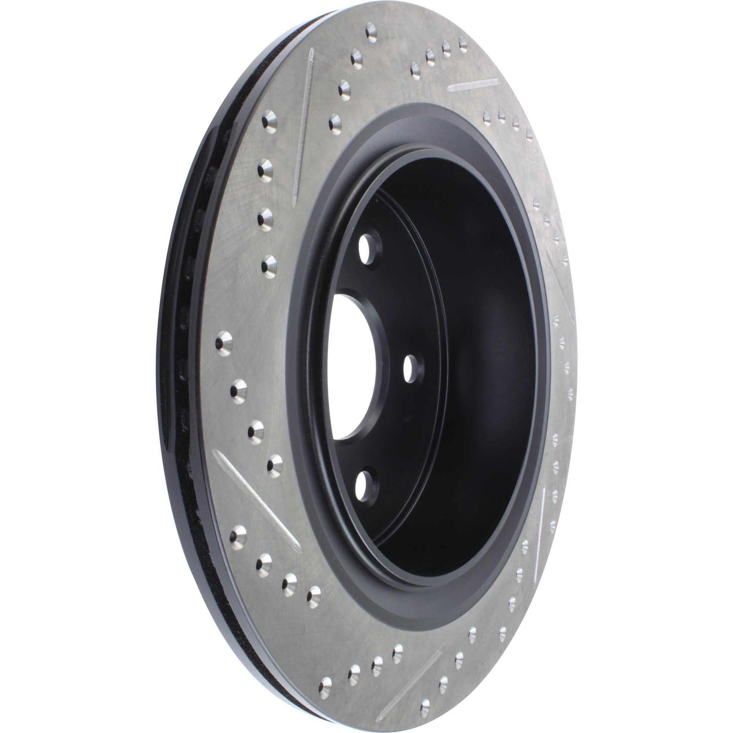 StopTech Sport Drilled/Slotted Brake Rotor; Rear Left