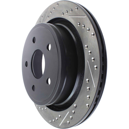 StopTech Sport Drilled/Slotted Brake Rotor; Rear Right