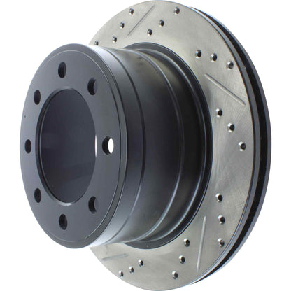 StopTech Sport Cryo Drilled/Slotted Brake Rotor; Rear Right