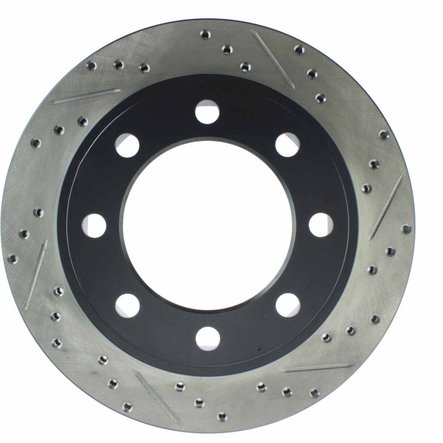 StopTech Sport Drilled/Slotted Brake Rotor; Rear Left