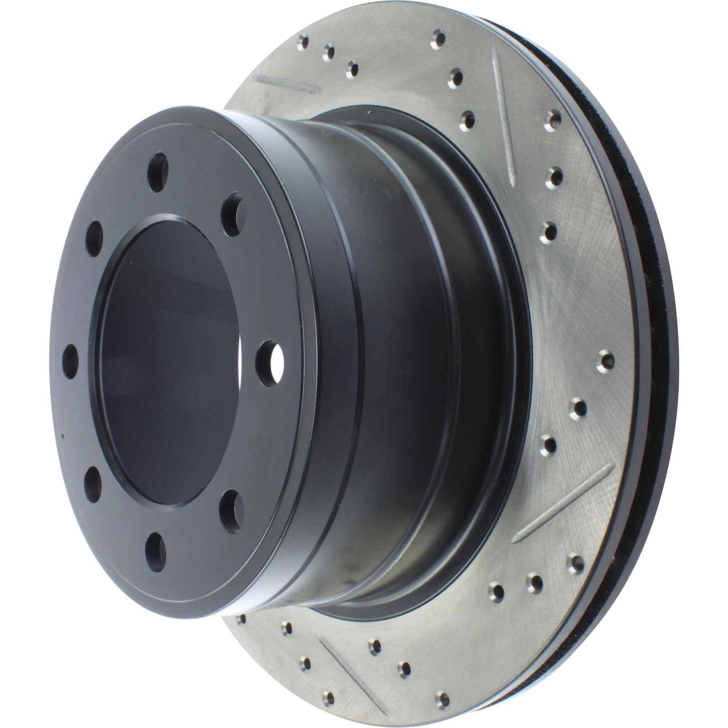 StopTech Sport Drilled/Slotted Brake Rotor; Rear Left