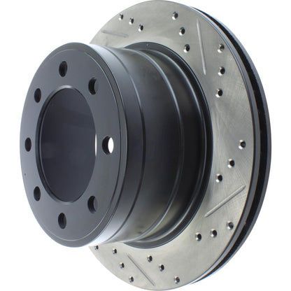 StopTech Sport Drilled/Slotted Brake Rotor; Rear Left