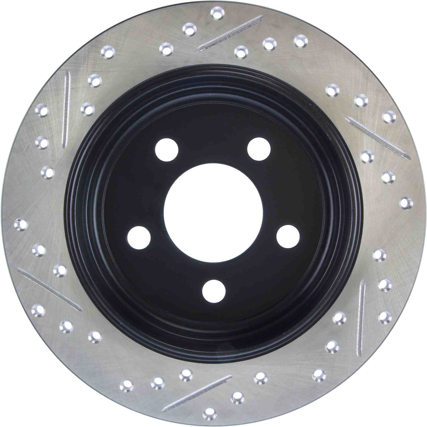 StopTech Sport Drilled/Slotted Brake Rotor; Rear Left