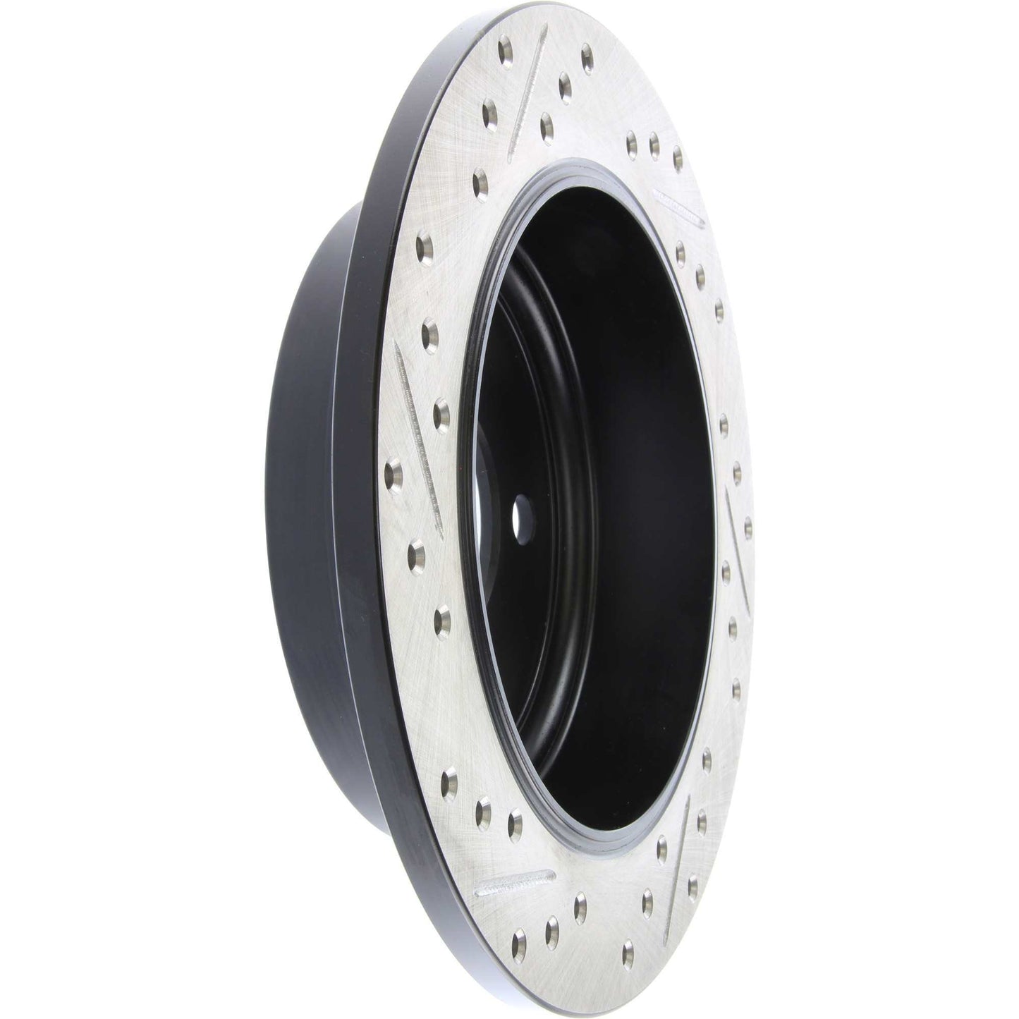 StopTech Sport Drilled/Slotted Brake Rotor; Rear Left