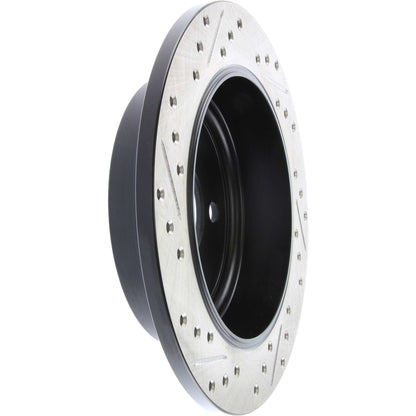 StopTech Sport Drilled/Slotted Brake Rotor; Rear Left