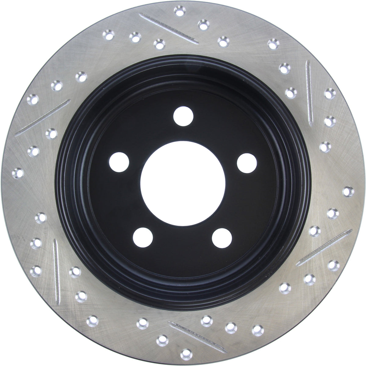 StopTech Sport Drilled/Slotted Brake Rotor; Rear Right