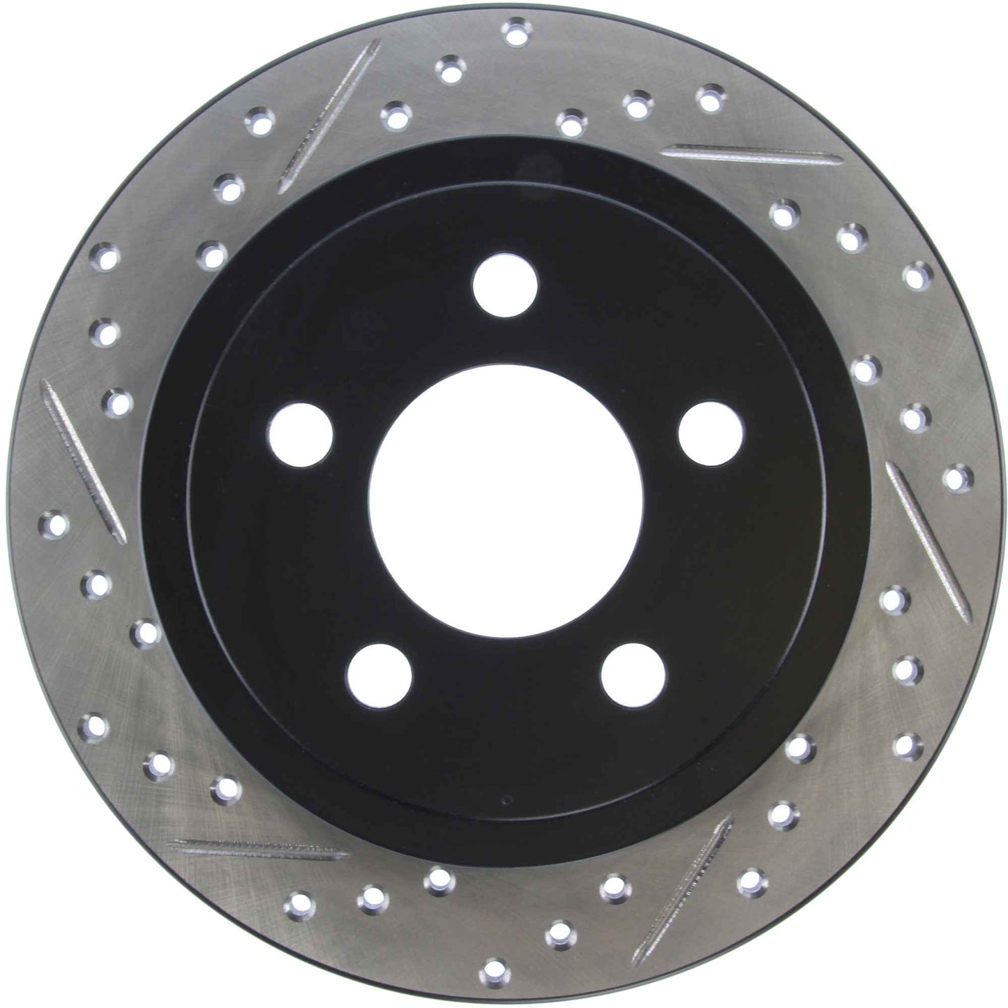 StopTech Sport Drilled/Slotted Brake Rotor; Rear Right